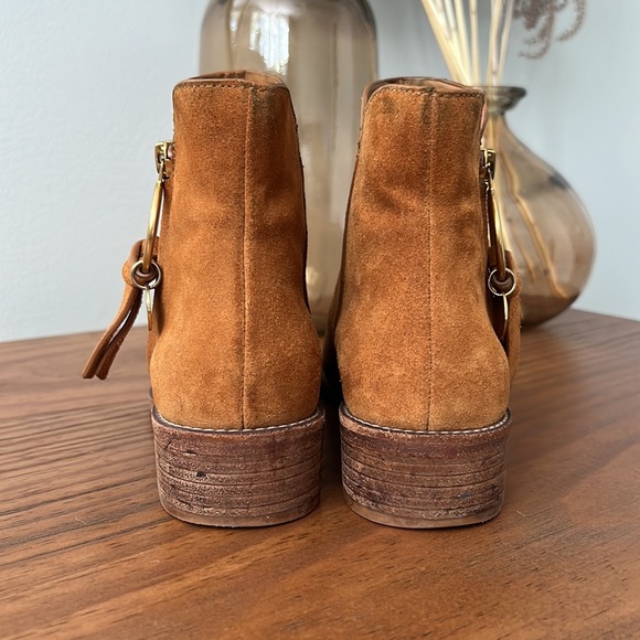 See by Chloé Louise Tan Suede Ankle Booties - Picture 7 of 9